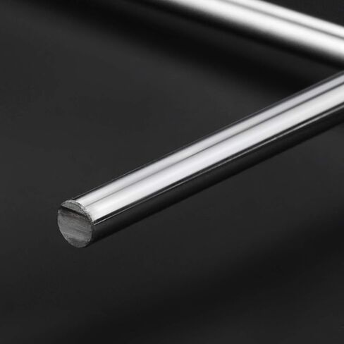 قضبان الحركة الخطية، قطعتان 12 مم × 350 مم (0.472 × 13.78 بوصة) علبة دليل عمود خطي من الكروم المقوى للطابعة ثلاثية الأبعاد، DIY، التسامح المتري G6 باستخدام الحاسب الآلي in Kuwait