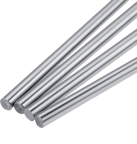 قضبان الحركة الخطية، قطعتان 12 مم × 350 مم (0.472 × 13.78 بوصة) علبة دليل عمود خطي من الكروم المقوى للطابعة ثلاثية الأبعاد، DIY، التسامح المتري G6 باستخدام الحاسب الآلي in Kuwait