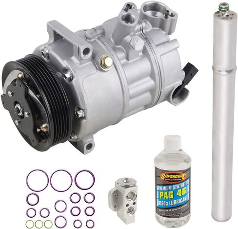 طقم تصليح ضاغط مكيف الهواء ومكيف الهواء لسيارة Volkswagen VW Passat 2012 2013 2014 2015 - BuyAutoParts 60-82929RK جديد in Saudi Arabia