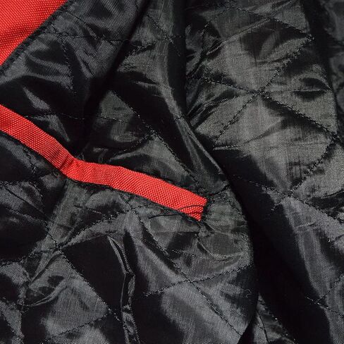 MJ Thriller Red & Black Lightweight Cordura/Parachute Jacket, MJ Costume Removable Selevees Halloween in Saudi Arabia