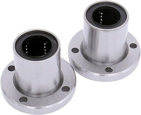 FKG LMF20UU Round Flange Linear Motion Bushing Ball Bearing 20X32X42mm, Set of 2 in Saudi Arabia