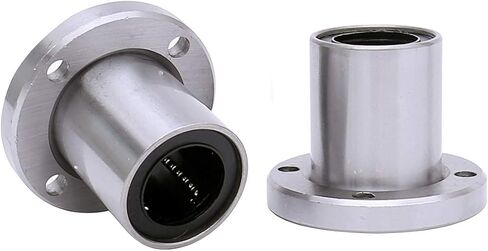 FKG LMF20UU Round Flange Linear Motion Bushing Ball Bearing 20X32X42mm, Set of 2 in Saudi Arabia