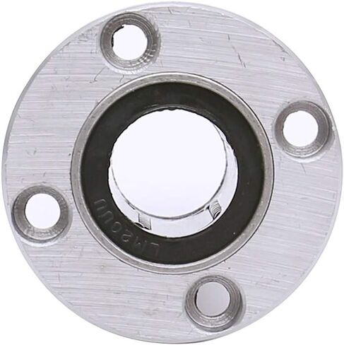 FKG LMF20UU Round Flange Linear Motion Bushing Ball Bearing 20X32X42mm, Set of 2 in Saudi Arabia