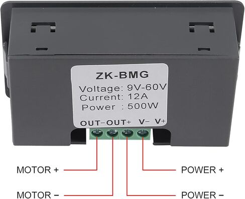 Motor Speed Controller, PWM DC 12V 24V 60V 500W Adjustable Speed Regulator with Stepless Variable Rotary Switch PWM Signal Generator Driver Module (1PACK) in Saudi Arabia