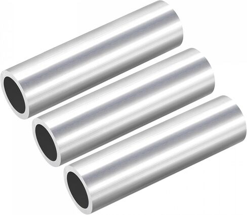 uxcell 6063 Aluminum Round Tube 20mm OD 10mm Inner Dia 100mm Length Pipe Tubing 3 Pcs in Saudi Arabia