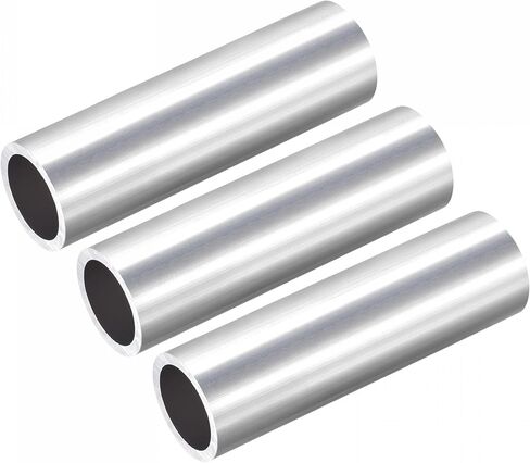 uxcell 6063 Aluminum Round Tube 20mm OD 10mm Inner Dia 100mm Length Pipe Tubing 3 Pcs in Saudi Arabia