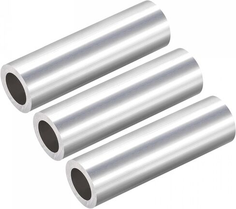 uxcell 6063 Aluminum Round Tube 20mm OD 10mm Inner Dia 100mm Length Pipe Tubing 3 Pcs in Saudi Arabia