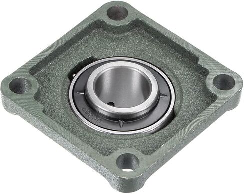 uxcell UCF210 Flange Block Bearings 50mm Bore Cast Iron Bearing Unit Set Screw Lock in Saudi Arabia
