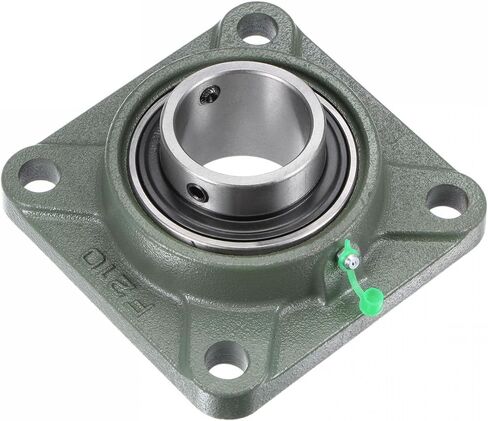 uxcell UCF210 Flange Block Bearings 50mm Bore Cast Iron Bearing Unit Set Screw Lock in Saudi Arabia