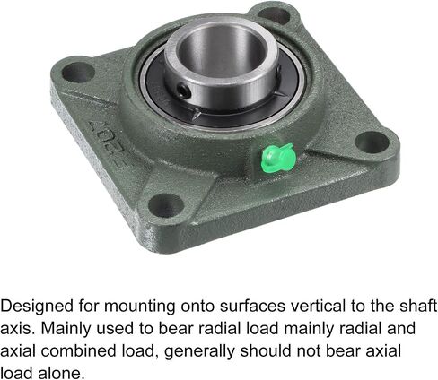 uxcell UCF210 Flange Block Bearings 50mm Bore Cast Iron Bearing Unit Set Screw Lock in Saudi Arabia