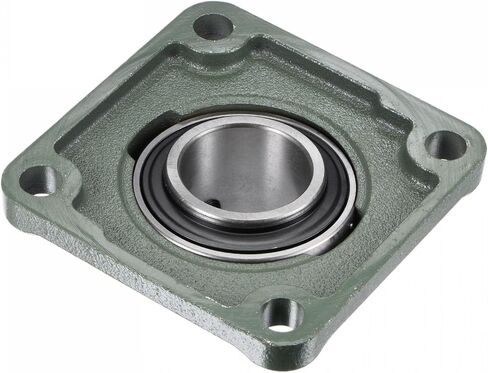 uxcell UCF210 Flange Block Bearings 50mm Bore Cast Iron Bearing Unit Set Screw Lock in Saudi Arabia