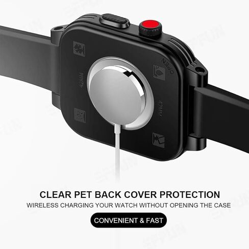 حافظة YOGRE Apple Watch 42mm Series 3 Series 2، حافظة مقاومة للماء وواقي شاشة مدمج مع حماية كاملة للجسم 360 درجة، غطاء مقاوم للغبار لـ iwatch 42mm Series 3 Series 2 in Kuwait