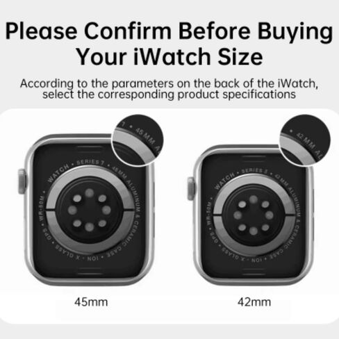 هيكل من الفولاذ المقاوم للصدأ، طقم تعديل لسوار الساعة من السيليكون متوافق مع ساعة Apple 45 مم، إبزيم إطار بديل مع مجموعة حماية حزام أسود لسلسلة iWatch 9/8/7 in Saudi Arabia