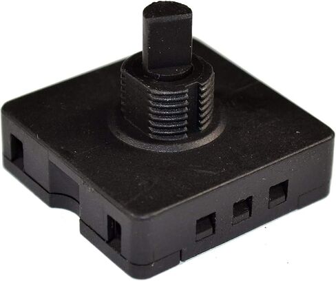 HQRP Heavy-Duty Rotary Switch 4-Position 3-Speed 120V-250V, 15A Fan Heater Speed Selector, UL Listed in Saudi Arabia