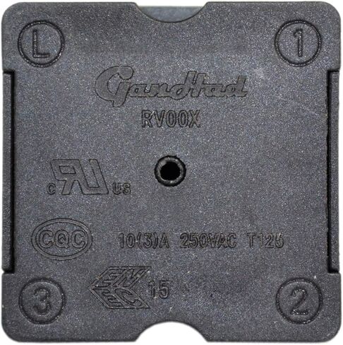 HQRP Heavy-Duty Rotary Switch 4-Position 3-Speed 120V-250V, 15A Fan Heater Speed Selector, UL Listed in Saudi Arabia