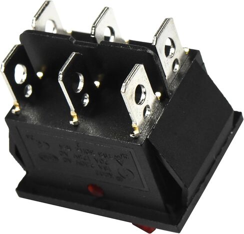 HQRP Start On Off Rocker Switch 6-Prong 20A 125V متوافق مع Champion Power 5.1000.001.3 100110 100238 100296 100297 100334 100396 100423 100463 41532 76533 BD100619 مولد كهربائي in Saudi Arabia