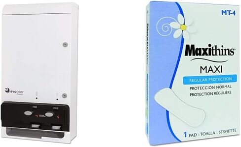 Evogen - EV1-FREE EVOGEN SAN NAP/Tampon Dual Dispenser,White in Kuwait