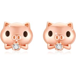 Moonstone Bat Stud Earrings Sterling Silver Earrings Hypoallergenic Animal Stud Earrings Birthday Halloween Earrings Party Women Jewelry in Kuwait