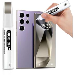 Titanium Black Touch Up Paint for Samsung,Phone Frame Paint Scratch Repair, Quick Solution to Repair, Scratch Remover Pen with 1PC Micro Applicators in Saudi Arabia