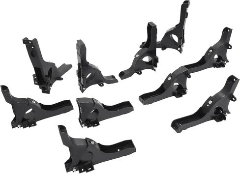 KUAFU Cabin Fairing Hinge Compatible with 2008-2017 Freightliner Cascadia Semi Trucks R1 R2 R3 Bottom Fairing Mounting Brackets 3Pcs - Right Passenger Side in Saudi Arabia