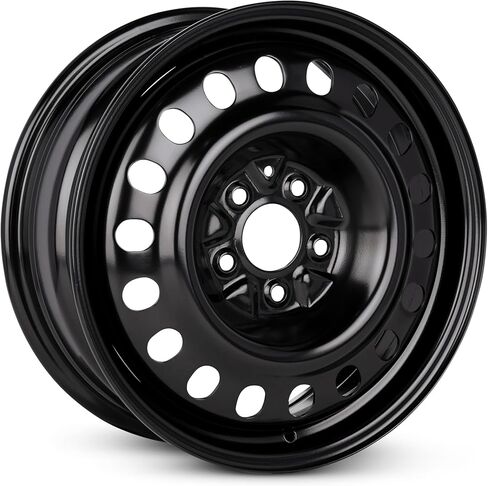 For 08-12 Hyundai Genesis 17 Inch Painted Black Steel Rim - OE Direct Replacement - Road Ready Car Wheel in Saudi Arabia