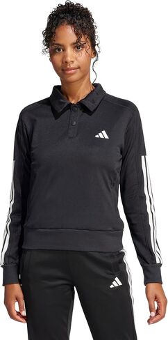 adidas Women's Iconic 3-Stripes Snap Track Top in Saudi Arabia