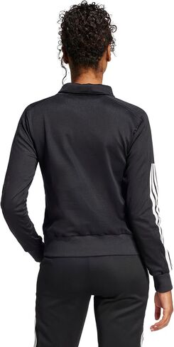 adidas Women's Iconic 3-Stripes Snap Track Top in Saudi Arabia