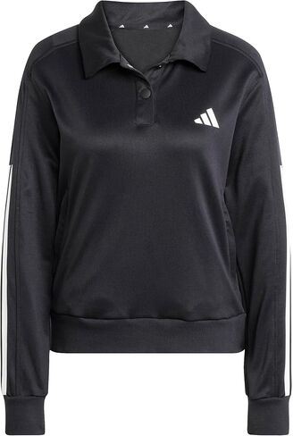 adidas Women's Iconic 3-Stripes Snap Track Top in Saudi Arabia