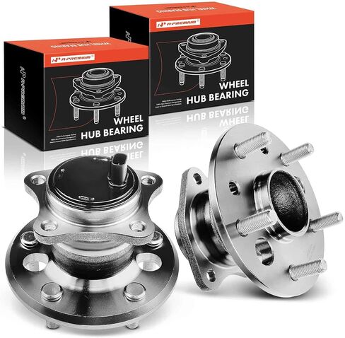 A-Premium 2 × محمل العجلات الخلفية ومجموعة المحور مع ABS متوافق مع Toyota Camry 2002-2011، Highlander 2001-2003، Avalon 2005-2012، Solara 2004-2008 & Lexus ES350 2007-2012، ES300، ES330 in Saudi Arabia