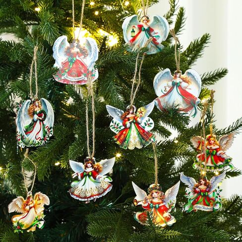 Bencailor 24 Pcs Halloween Hanging Ornaments Bloody Beware Warning Decorations Wooden Halloween Decorations for Tree Halloween Decor Scary Theme Graves Party Supplies for Indoor Home Party (Crow) in Saudi Arabia