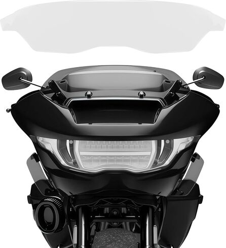 غطاء المصباح الأمامي لحماية المصابيح الأمامية متوافق مع Harley CVO Road Glide FLTRXSE 2023-2025 & Road Glide/ST 2024-2025 (أسود) in Kuwait