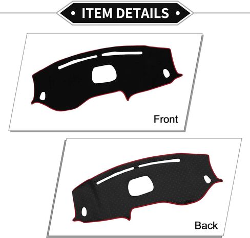Dash Cover Compatible for Hyundai Tucson 2019-2021 with Head-Up Display, Non-Slip Dash Cover Mat Polyester Black Front Dash Cover Mat in Saudi Arabia