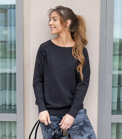 الفول السوداني - Franklin Sports - قميص فرينش تيري للسيدات بأكمام طويلة in Kuwait