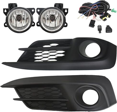 Left and Right Fog Lights Assembly Replacement for Civic 2-Door/4-Door 2016-2018 Clear Lens 33900-TBA-A01 33950-TBA-A01 in Saudi Arabia