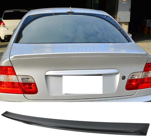 جناح صندوق السيارة متوافق مع سيارة BMW 3 Series E46 سيدان 1999-2005، جناح الشفاه الخلفي ABS من Ikon Style من IKON MOTORSPORTS، 2000 2001 2002 2003 2004 in Saudi Arabia