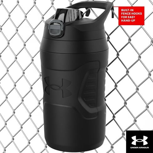 Under Armour 32 oz Insulated Water Bottles - Sports Water Jug with Handle, Fence Hook, Leak Resistant for Baseball, Football & More, 32 oz Water Bottles, Sports Water Bottle Insulated in Kuwait