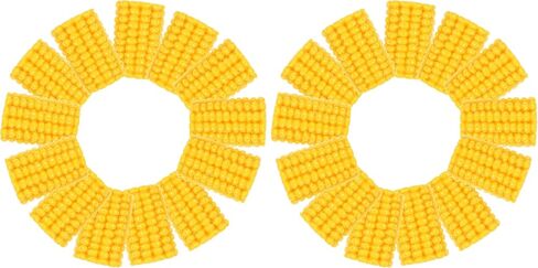 Cabilock 20pcs Fake Corn Cob Decors Phone Cover Simulation Corns for Home Kitchen Party Display Decoration in Saudi Arabia