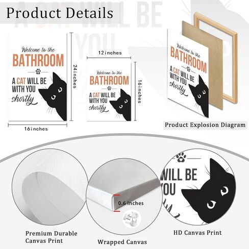 Ovczax Framed Funny Black And White Bathroom Wall Painting Elephant And Duck In Bathtub Cute Animals Kids Room Decor Canvas Print Decor 12 * 16in in Saudi Arabia