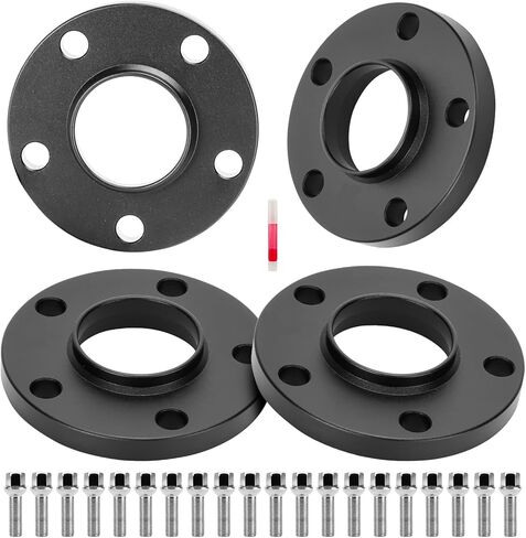 12mm Hubcentric 5x112 Wheel Spacers Thread 14x1.5 Hub Bore 66.6mm for E200 E250 E300 C200 C63 AMG A5 S5 A6 S6 A7 A8, Forged Aluminum 4PCS in Saudi Arabia