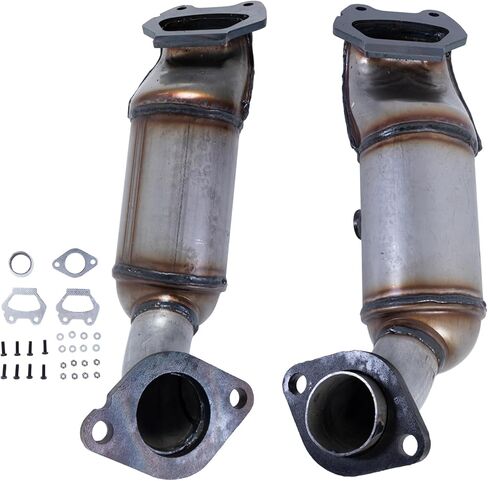 Manifold Catalytic Converter Left Right 674-120 674-121 Compatible for Chrysler 200 Dodge Avenger Volkswagen Routan 2011-2014 Direct Replacement in Saudi Arabia