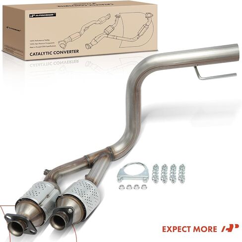 A-Premium Front Catalytic Converter Direct-Fit Compatible with Jeep WJ Series Grand Cherokee 2001 2002 2003 2004 4.0L, E.P.A. Compliant in Saudi Arabia