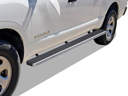 APS (Black Powder Coated Running Board Style) Running Boards Nerf Bars Side Steps Compatible with Nissan Frontier 2005-2026 Crew Cab in Saudi Arabia