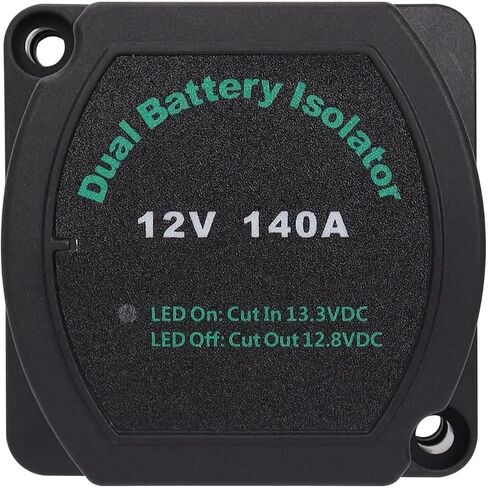 Voltage Sensitive Split Charge Relay Set 12V AMP VSR 110Amp for Camper Car RV Yacht Steamer Smart 2 Battery Bank Isolator Charge(A) in Saudi Arabia