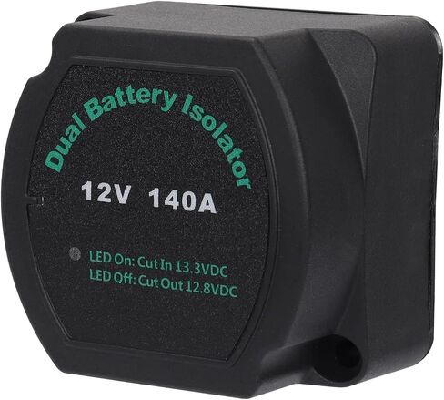 Voltage Sensitive Split Charge Relay Set 12V AMP VSR 110Amp for Camper Car RV Yacht Steamer Smart 2 Battery Bank Isolator Charge(A) in Saudi Arabia