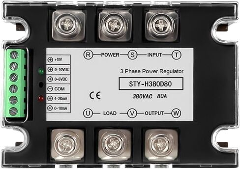 Three Phase Solid State Relay Voltage Regulator Module Power Regulator Thyristor AC380V 25A-400A SSR Fully Isolated Intelligent(40A) in Saudi Arabia