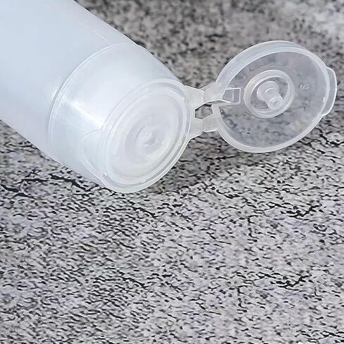 5 Pcs White 1 oz Travel Bottles Empty Refillable Toothpaste Tubes Containers Small Mini Size Squeeze Dispensers, Refillable Containers Pump Dispensers Refillable Cosmetic(10 * 2.7cm) in Saudi Arabia