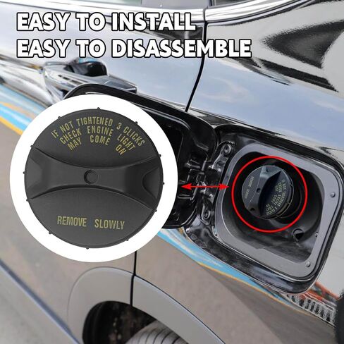 17670-SM4-A04 Fuel Cap, Compatible with Odyssey 1995-2001, CR-V 1997-2001, Civic 1993-2000, RL 1996-2001, CL 1997-2003 etc, Replace OE #17670SM4A04 in Saudi Arabia