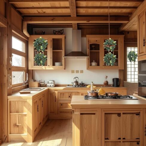 2 pcs Artificial Eucalyptus Wreaths, 9Inch Small Faux Kitchen Cabinet Eucalyptus Leaves Greenery Garland Mini Farmhouse Wreath for Indoor Door Wall Window Tabletop Dining Chairs Decor in Saudi Arabia