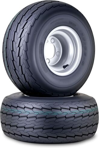مجموعة Wander Tire Wheel Wheel 5.30-12 6 فئة C 82M 4 LUG على 4 "PCD White Rim ، مجموعة 2 in Saudi Arabia