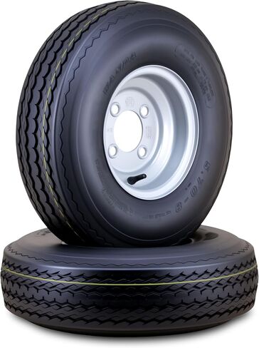 مجموعة Wander Tire Wheel Wheel 5.30-12 6 فئة C 82M 4 LUG على 4 "PCD White Rim ، مجموعة 2 in Saudi Arabia